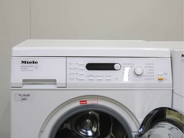 Miele w 3821 softcare system wasmachines & miele t 7744 c softcare system wasdrogers - afbeelding 3 van  8