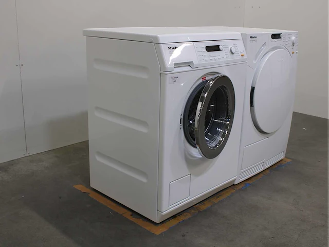 Miele w 3821 softcare system wasmachines & miele t 7744 c softcare system wasdrogers - afbeelding 4 van  8