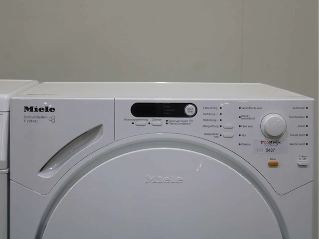 Miele w 3821 softcare system wasmachines & miele t 7744 c softcare system wasdrogers - afbeelding 6 van  8