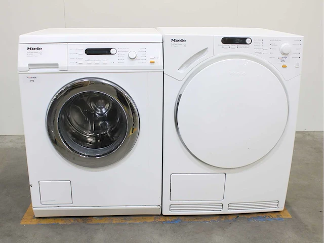Miele w 3821 softcare system wasmachines & miele t 7744 c softcare system wasdrogers - afbeelding 2 van  8