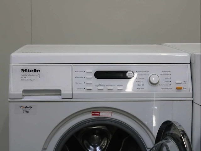 Miele w 3821 softcare system wasmachines & miele t 7744 c softcare system wasdrogers - afbeelding 3 van  8