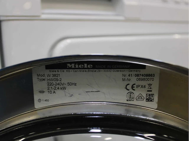 Miele w 3821 softcare system wasmachines & miele t 8847 wp softcare system ecocomfort wasdrogers - afbeelding 5 van  8