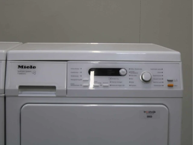 Miele w 3821 softcare system wasmachines & miele t 8847 wp softcare system ecocomfort wasdrogers - afbeelding 6 van  8