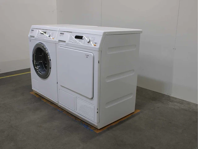 Miele w 3821 softcare system wasmachines & miele t 8847 wp softcare system ecocomfort wasdrogers - afbeelding 7 van  8