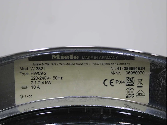 Miele w 3821 softcare system wasmachines - afbeelding 4 van  6