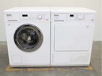 Miele w 3825 softcare system wasmachine & miele t 8164 wp softcare system ecocomfort wasdroger - afbeelding 1 van  8