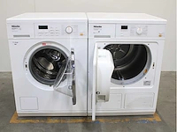 Miele w 3825 softcare system wasmachine & miele t 8164 wp softcare system ecocomfort wasdroger - afbeelding 2 van  8