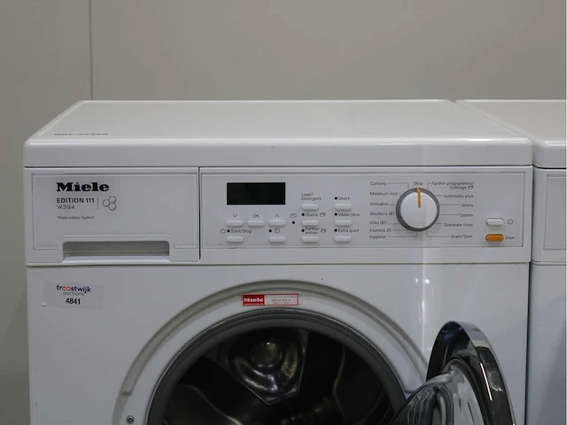 Miele w 3825 softcare system wasmachine & miele t 8164 wp softcare system ecocomfort wasdroger - afbeelding 3 van  8