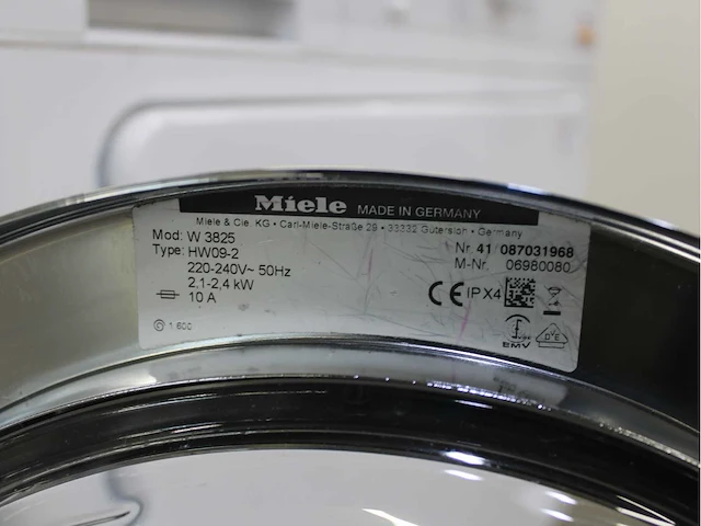 Miele w 3825 softcare system wasmachine & miele t 8164 wp softcare system ecocomfort wasdroger - afbeelding 5 van  8