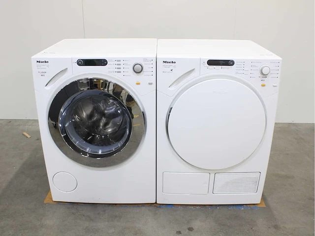 Miele w 3825 softcare system wasmachine & miele t 8423 c softcare system wasdroger - afbeelding 1 van  8