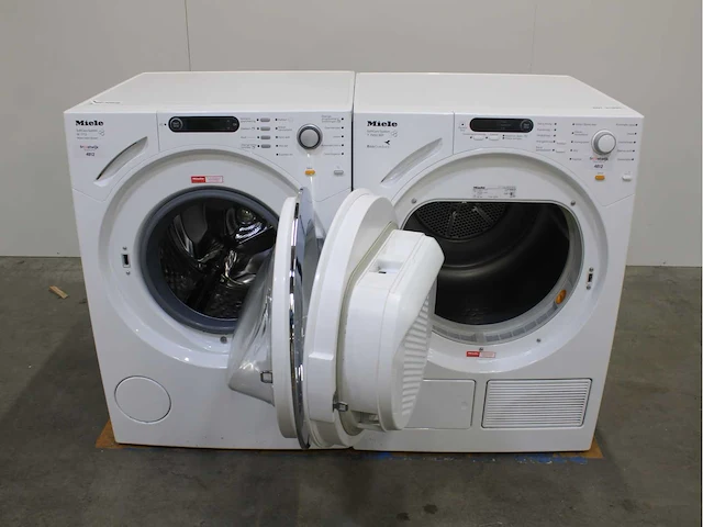 Miele w 3825 softcare system wasmachine & miele t 8423 c softcare system wasdroger - afbeelding 2 van  8