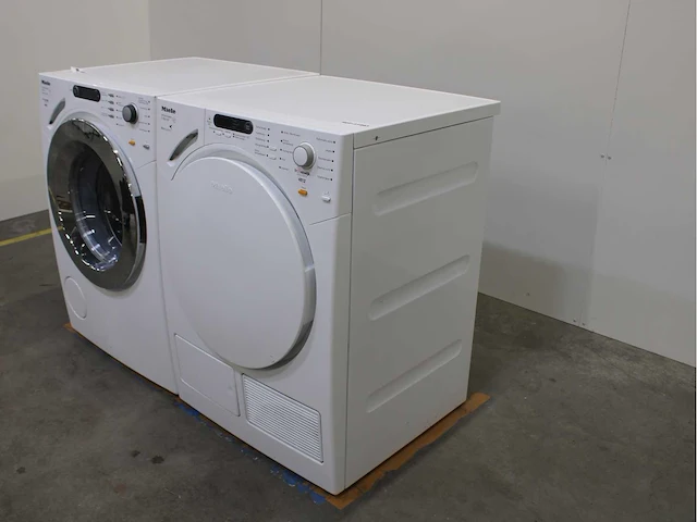 Miele w 3825 softcare system wasmachine & miele t 8423 c softcare system wasdroger - afbeelding 7 van  8