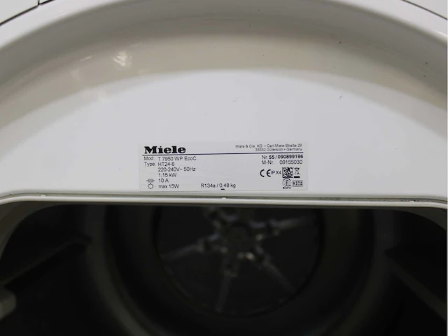 Miele w 3825 softcare system wasmachine & miele t 8423 c softcare system wasdroger - afbeelding 8 van  8