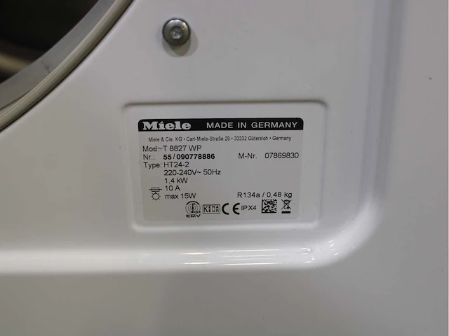 Miele w 3825 softcare system wasmachine & miele t 8827 wp softcare system ecocomfort wasdroger - afbeelding 8 van  8