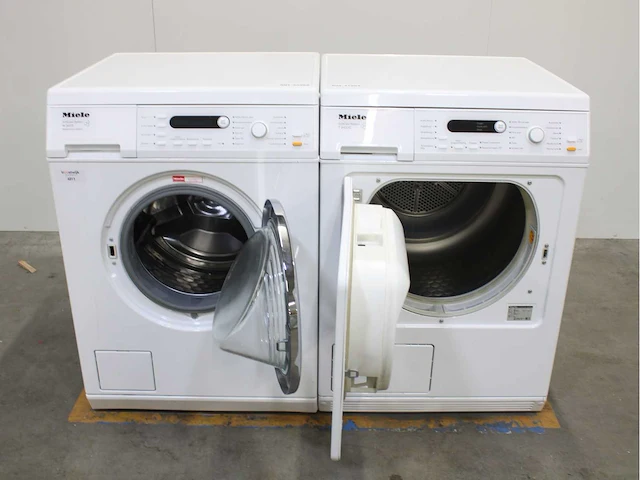 Miele w 3825 softcare system wasmachine & miele t 8861 wp edition 111 wasdroger - afbeelding 2 van  8
