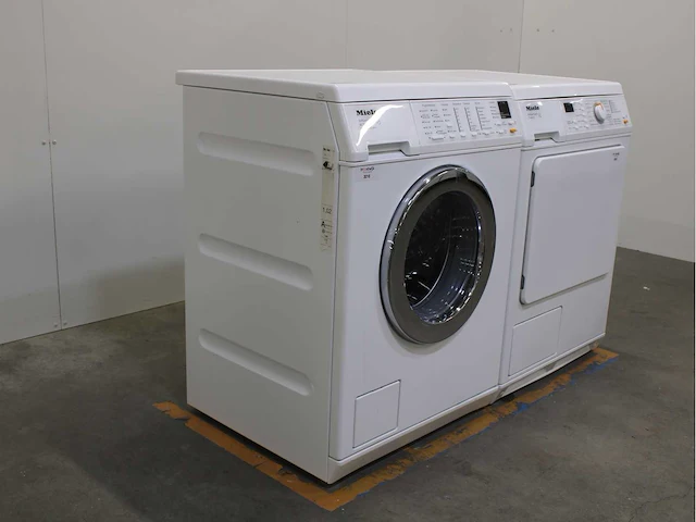 Miele w 3831 softcare system wasmachines & miele t 4463 c softcare system wasdrogers - afbeelding 4 van  8