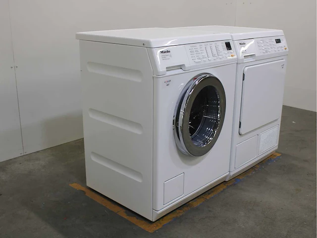 Miele w 3833 softcare system wasmachine & miele t 8937 wp softcare system ecocomfort wasdroger - afbeelding 4 van  8
