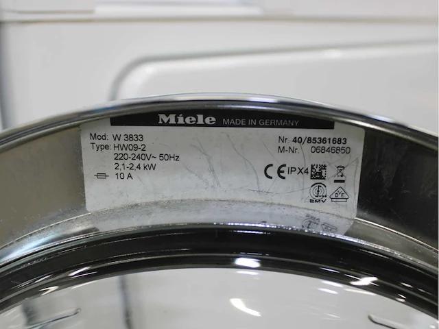 Miele w 3833 softcare system wasmachine & miele t 8937 wp softcare system ecocomfort wasdroger - afbeelding 5 van  8