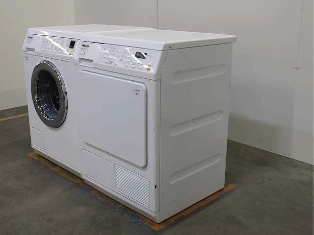 Miele w 3833 softcare system wasmachine & miele t 8937 wp softcare system ecocomfort wasdroger - afbeelding 7 van  8