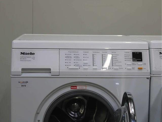 Miele w 3833 softcare system wasmachines & miele t 8433 c softcare system wasdrogers - afbeelding 3 van  8