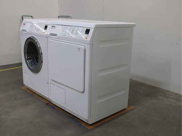 Miele w 3833 softcare system wasmachines & miele t 8433 c softcare system wasdrogers - afbeelding 7 van  8