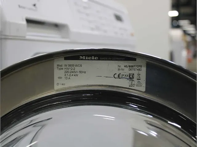 Miele w 3933 softcare system wasmachine & miele t 8937 wp softcare system ecocomfort droger - afbeelding 5 van  8