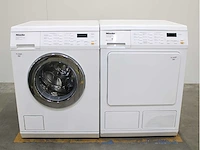 Miele w 3933 softcare system wasmachine & miele t 8937 wp softcare system ecocomfort wasdroger - afbeelding 1 van  8