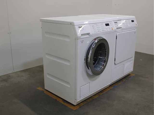 Miele w 3933 softcare system wasmachine & miele t 8937 wp softcare system ecocomfort wasdroger - afbeelding 4 van  8