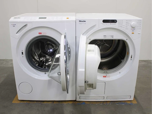 Miele w 4446 softcare system wasmachine & miele t 7744 c softcare system wasdroger - afbeelding 2 van  8