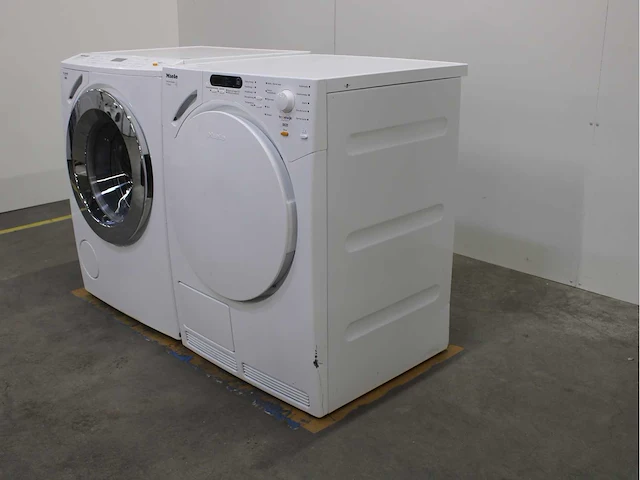 Miele w 4446 softcare system wasmachine & miele t 7744 c softcare system wasdroger - afbeelding 7 van  8