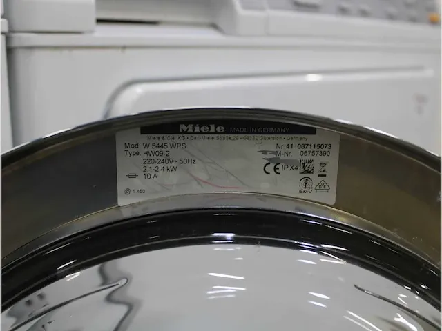 Miele w 5445 softcare system wasmachine & miele t 8463 c softcare system droger - afbeelding 5 van  8