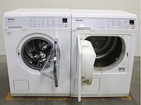 Miele w 5445 softcare system wasmachine & miele t 8463 c softcare system wasdroger - afbeelding 1 van  7