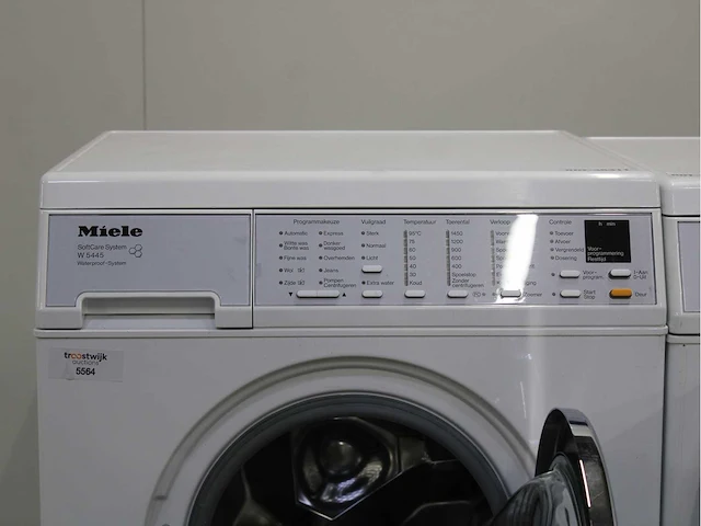 Miele w 5445 softcare system wasmachine & miele t 8463 c softcare system wasdroger - afbeelding 2 van  7