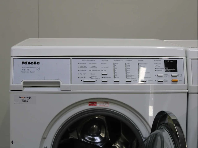 Miele w 5445 softcare system wasmachines & miele t 8847 wp softcare system ecocomfort wasdrogers - afbeelding 3 van  8