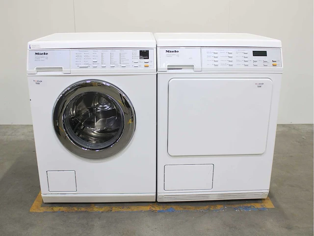 Miele w 5645 softcare system wasmachine & miele t 8663 c softcare system wasdroger - afbeelding 1 van  8