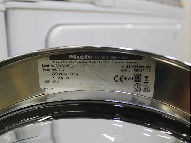 Miele w 5645 softcare system wasmachine & miele t 8663 c softcare system wasdroger - afbeelding 5 van  8