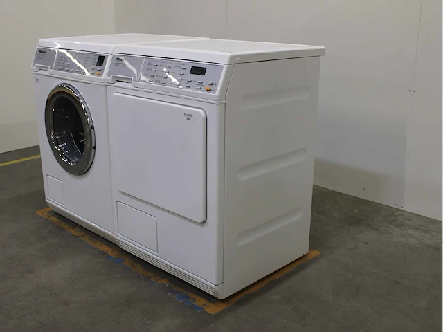 Miele w 5645 softcare system wasmachine & miele t 8663 c softcare system wasdroger - afbeelding 7 van  8