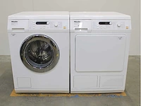 Miele w 5723 softcare system wasmachine & miele t 8827 wp softcare system ecocomfort wasdroger - afbeelding 1 van  8