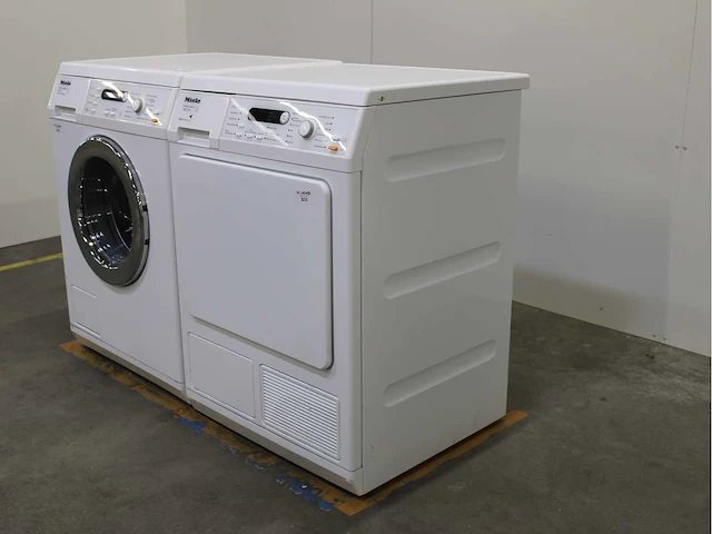 Miele w 5723 softcare system wasmachine & miele t 8827 wp softcare system ecocomfort wasdroger - afbeelding 7 van  8