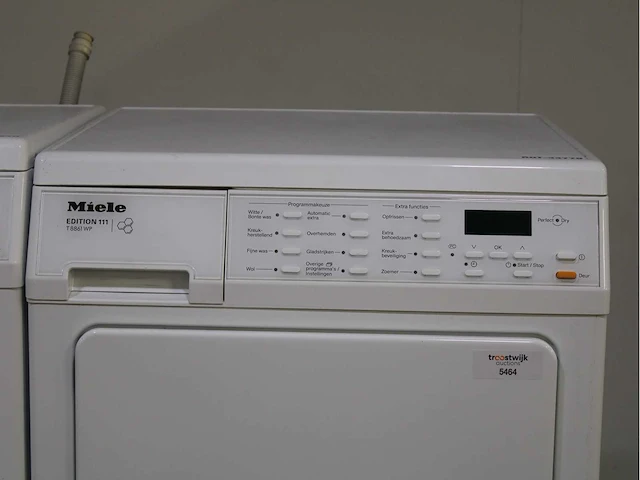 Miele w 5723 softcare system wasmachine & miele t 8861 wp edition 111 wasdroger - afbeelding 4 van  8