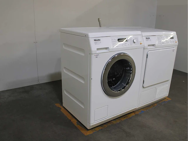 Miele w 5723 softcare system wasmachine & miele t 8861 wp edition 111 wasdroger - afbeelding 5 van  8