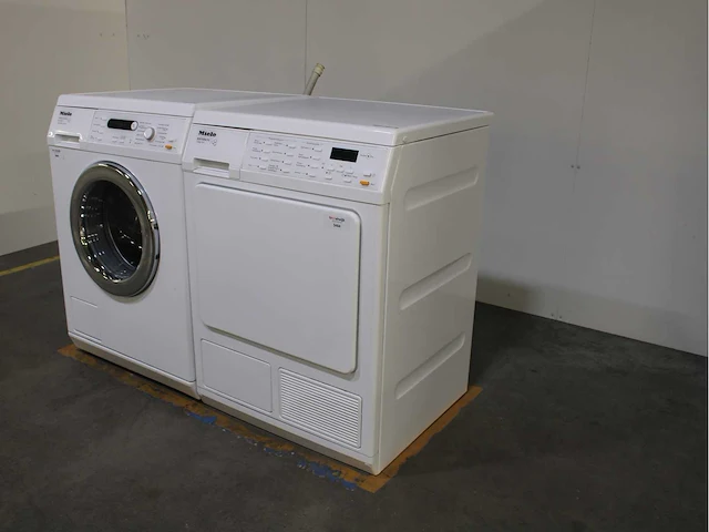 Miele w 5723 softcare system wasmachine & miele t 8861 wp edition 111 wasdroger - afbeelding 6 van  8