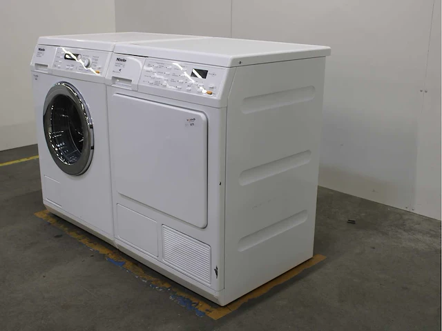 Miele w 5723 softcare system wasmachine & miele t 8937 wp softcare system ecocomfort wasdroger - afbeelding 7 van  7