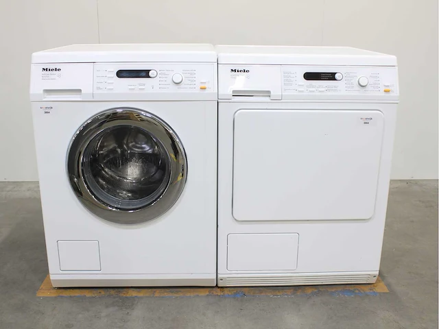 Miele w 5723 softcare system wasmachines & miele t 8423 c softcare system wasdrogers - afbeelding 1 van  8