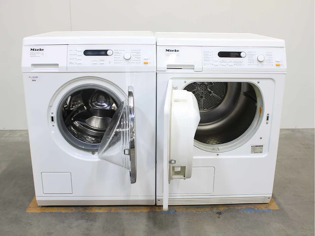 Miele w 5723 softcare system wasmachines & miele t 8423 c softcare system wasdrogers - afbeelding 2 van  8