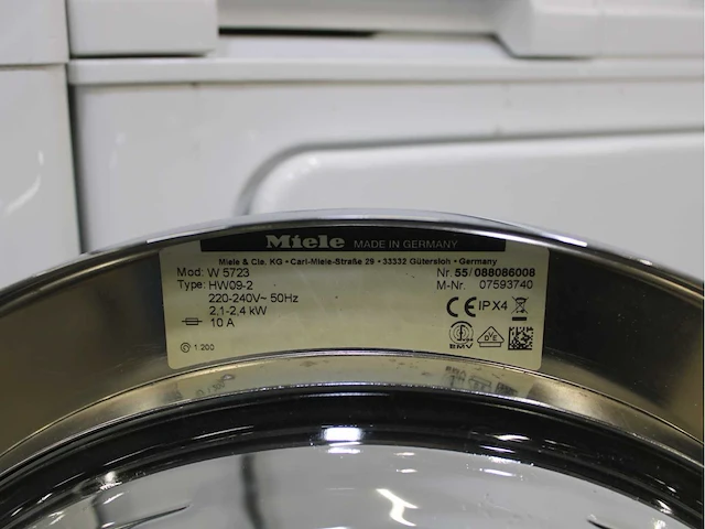 Miele w 5723 softcare system wasmachines & miele t 8423 c softcare system wasdrogers - afbeelding 5 van  8