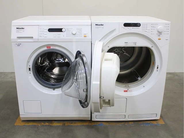 Miele w 5736 softcare system wasmachine & miele t 7744 c softcare system wasdroger - afbeelding 2 van  8