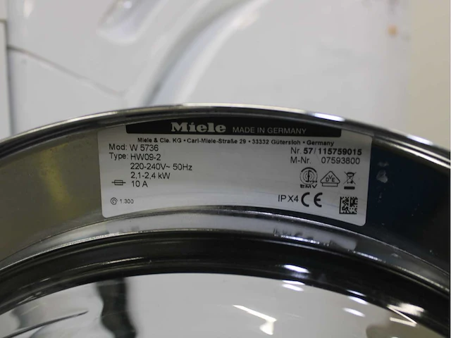 Miele w 5736 softcare system wasmachine & miele t 7744 c softcare system wasdroger - afbeelding 5 van  8
