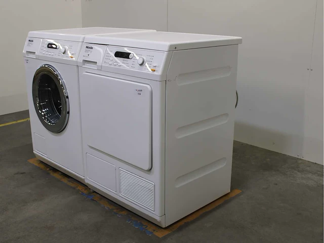 Miele w 5736 softcare system wasmachine & miele t 8827 wp softcare system ecocomfort wasdroger - afbeelding 7 van  8