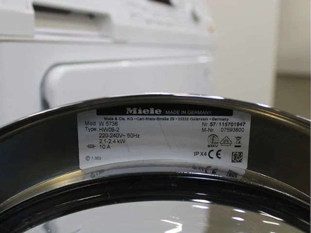 Miele w 5736 softcare system wasmachines & miele t 8823 c softcare system wasdrogers - afbeelding 5 van  8